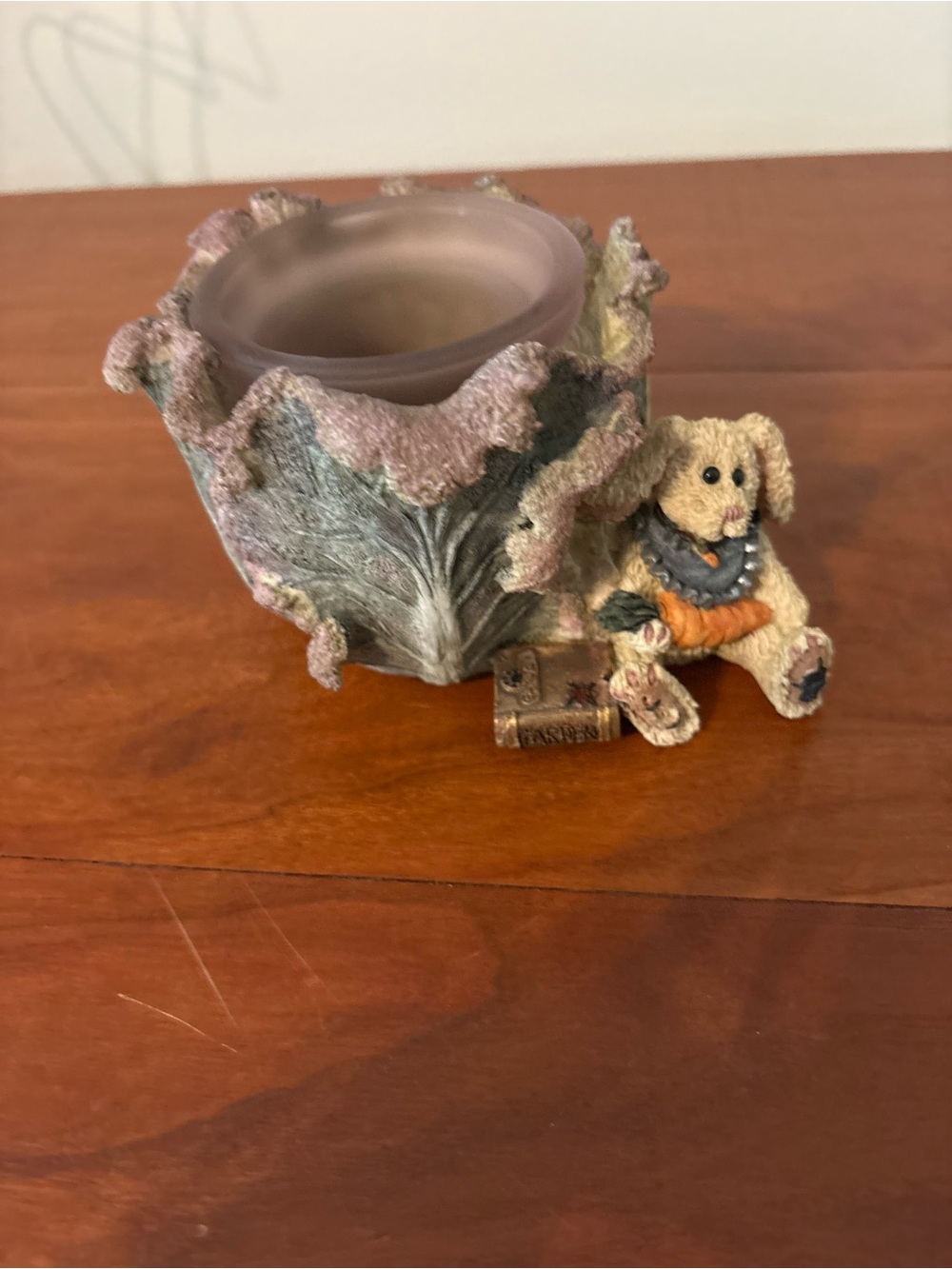 Boyds Bears Daphne Cabbage Patch Bunny Votive Candle Holder 27750